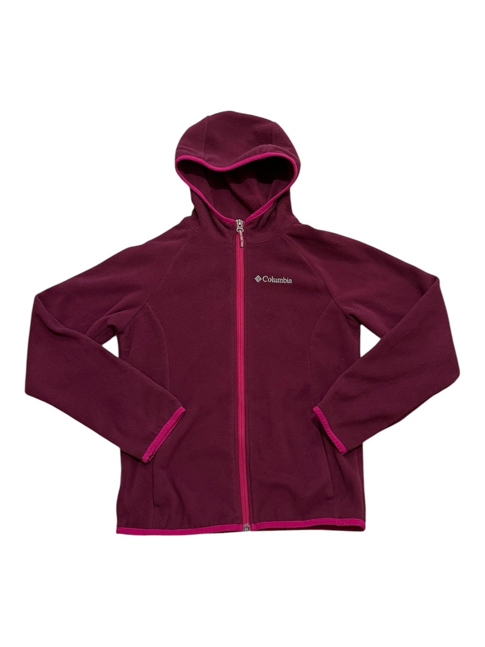Columbia M(10/12) Full Zip Hooded Fleece Jacket